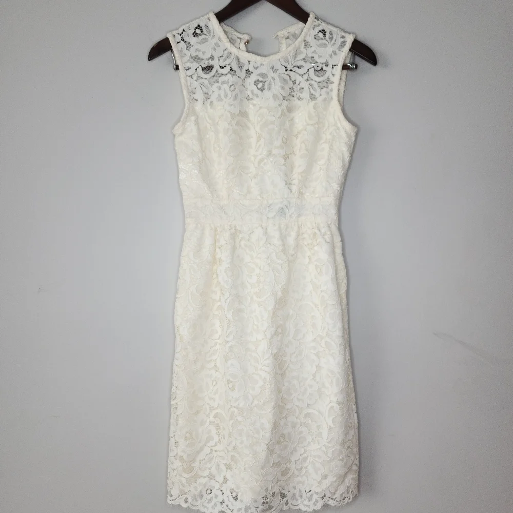 Kate spade floral lace sheath dress NWT